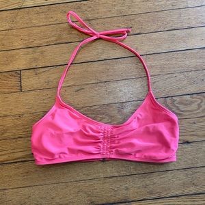 Neon Pink Bikini Top